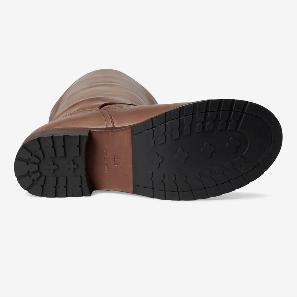 Free People RIDE OR DIE ENGINEER BOOT Burnt Caramel Brown Women’s Size 10 NEW - Picture 6 of 11